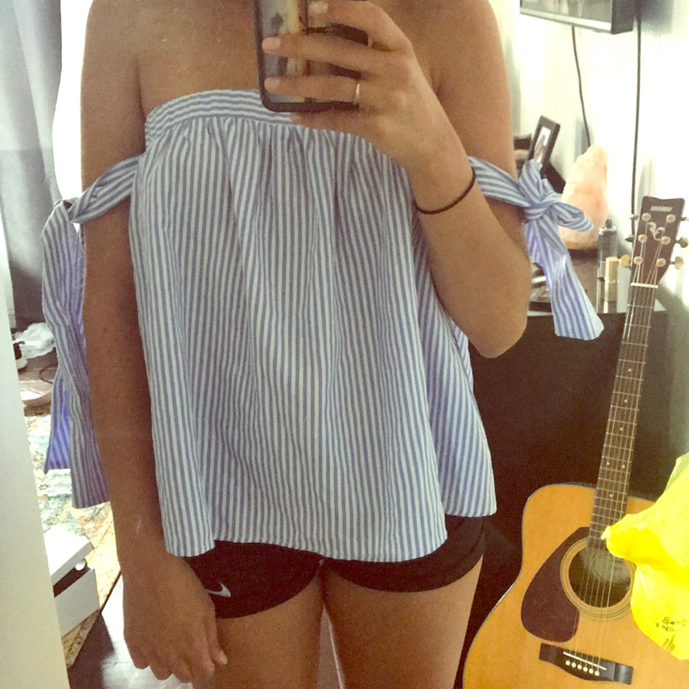 Off the shoulder top